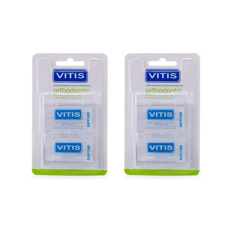 Cera protettiva ortodontica Vitis Duplo, 2 unità