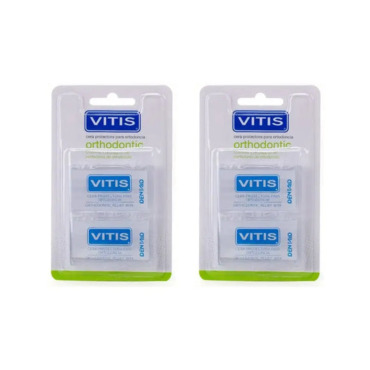 Cera protettiva ortodontica Vitis Duplo, 2 unità