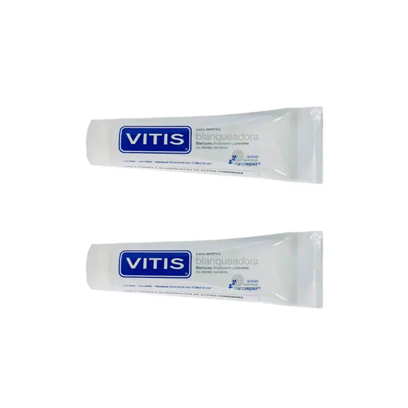 VITIS Duplo Dentifricio sbiancante 2x150 ml