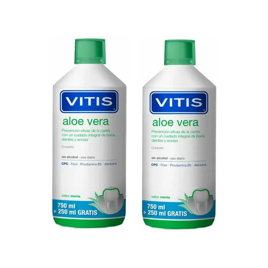 Collutorio Vitis Aloe Vera, 2X1 litro