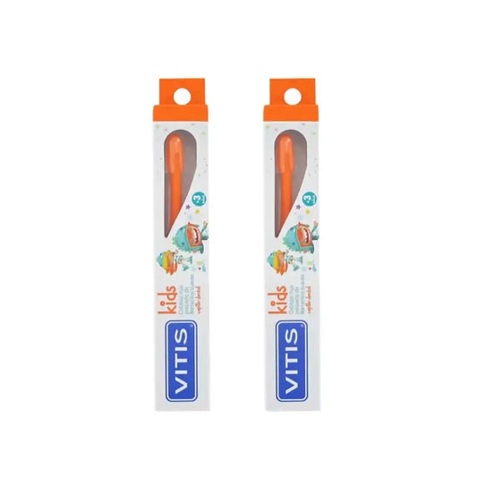 Vitis Kids Spazzolino per bambini +3 anni, 2 unità