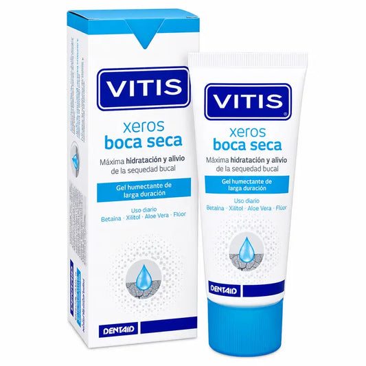 Xeros Vitis Gel idratante per bocca secca, 50 ml