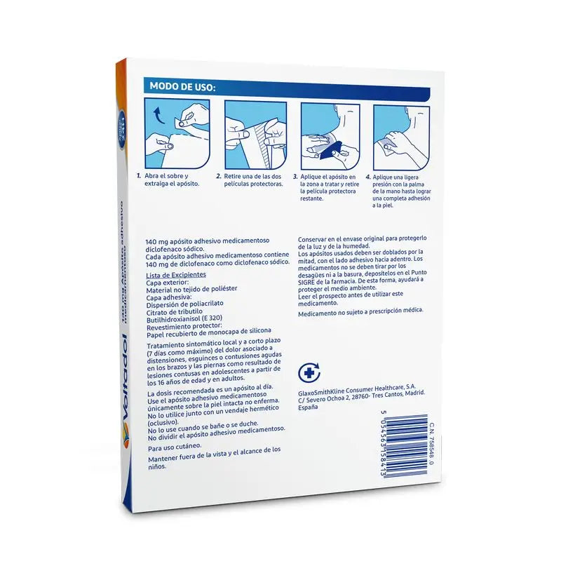 Voltadol 140 mg, 5 medicazioni adesive