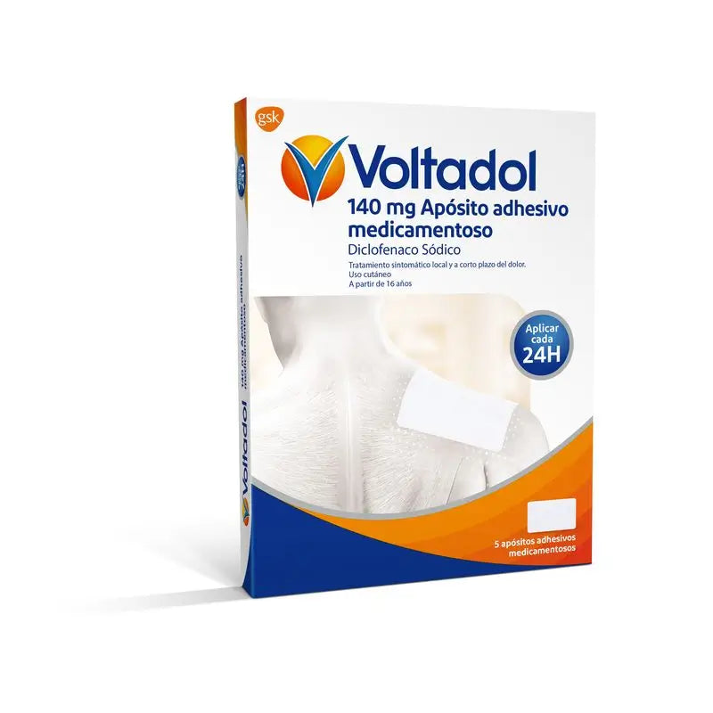 Voltadol 140 mg, 5 medicazioni adesive