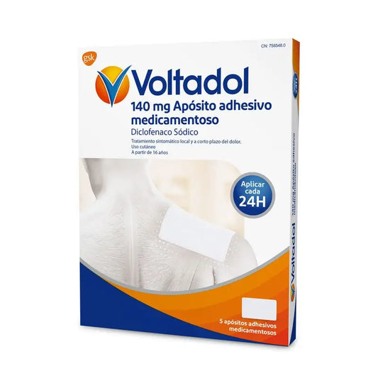 Voltadol 140 mg, 5 medicazioni adesive