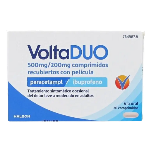 Voltadol Voltaduo 500 Mg/200 Mg, 20 tablets