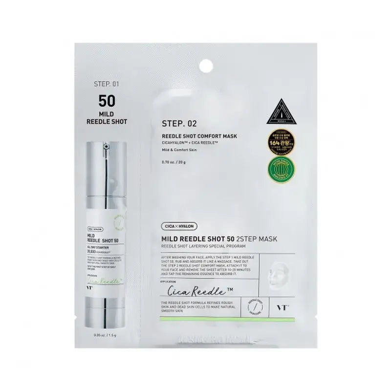 Vt Cosmetics Vt Reedle Shot 50 2-Step Mask , 21,5 gr