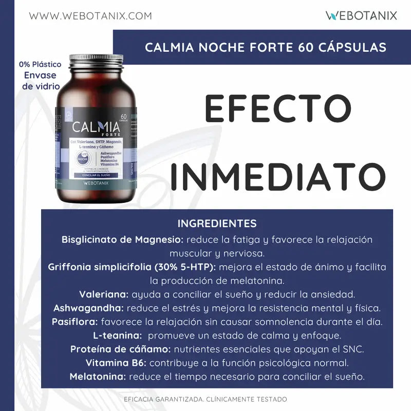 Webotanix Calmia Notte Forte, 60 capsule