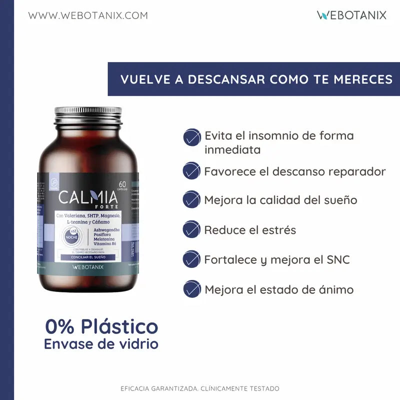 Webotanix Calmia Notte Forte, 60 capsule