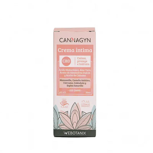Webotanix Cannagyn Crema intima Cbd Bio , 30 ml