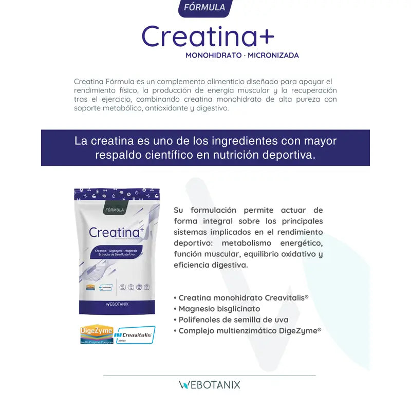 Webotanix Creatina Formula, 175 g