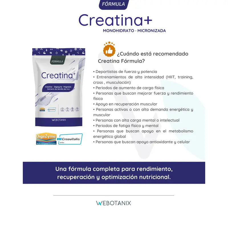 Webotanix Creatina Formula, 175 g