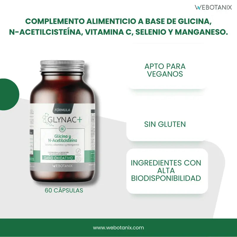 Webotanix Glynac Formula, 60 capsule