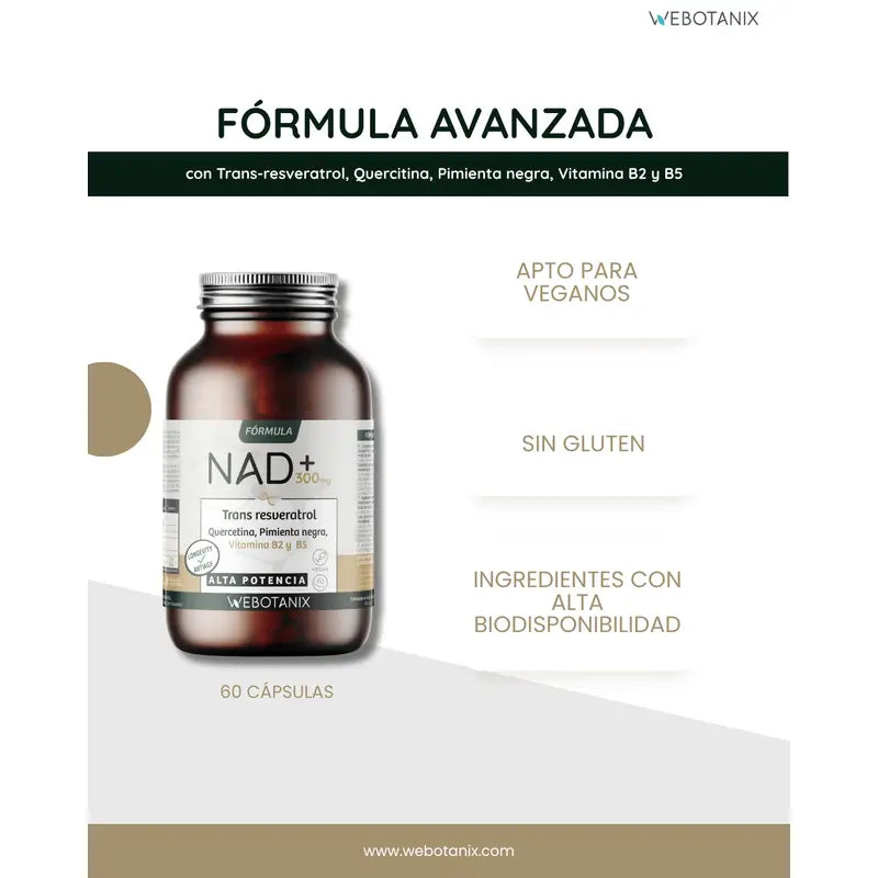Webotanix Formula con Na+ e resveratrolo, 60 capsule