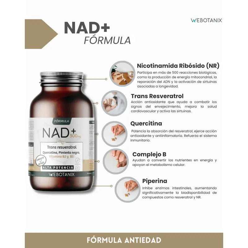 Webotanix Formula con Na+ e resveratrolo, 60 capsule
