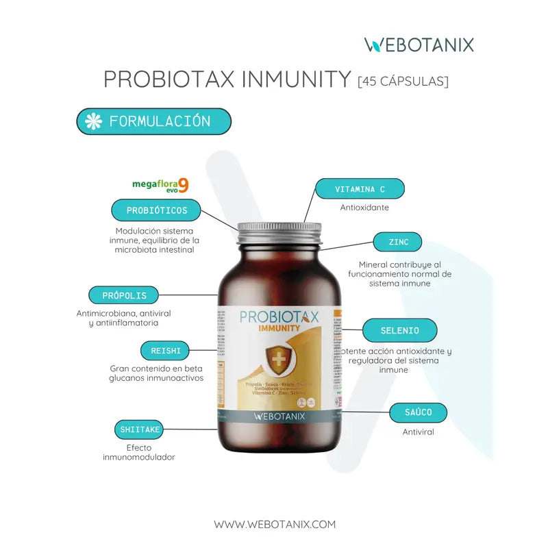 Webotanix Probiotax Immunity, 45 capsule