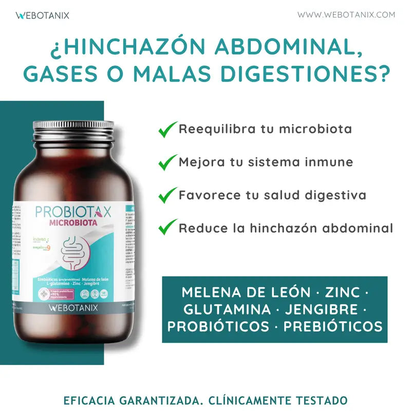 Webotanix Probiotax Microbiota, 60 capsule