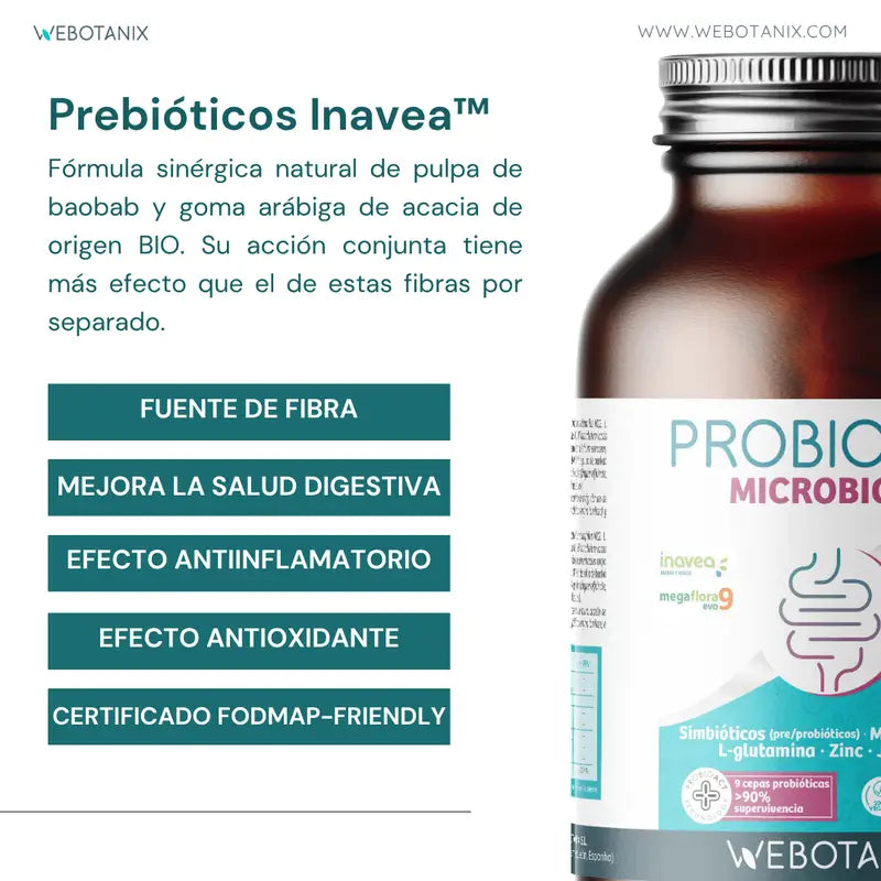 Webotanix Probiotax Microbiota, 60 capsule