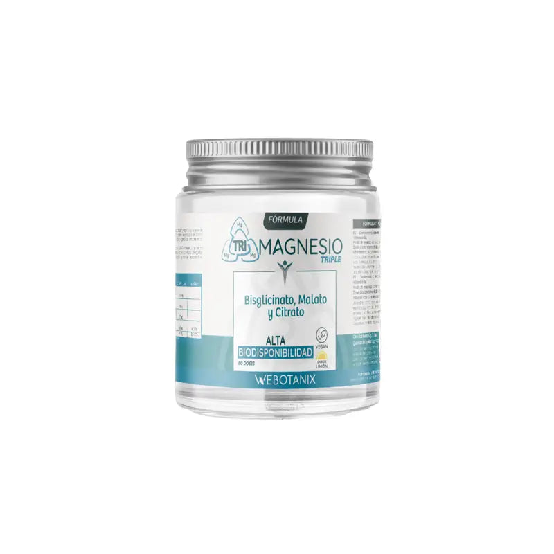 Webotanix Formula Tripla al Magnesio in polvere, 128 g