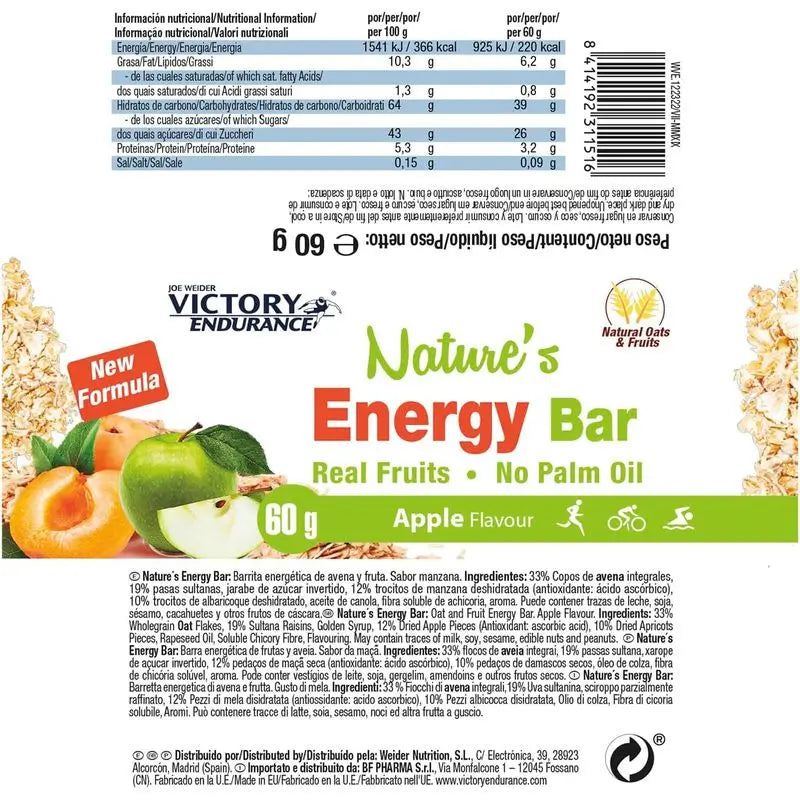 Weider Victory Endurance Nature Energy Barr Mela 24Ud