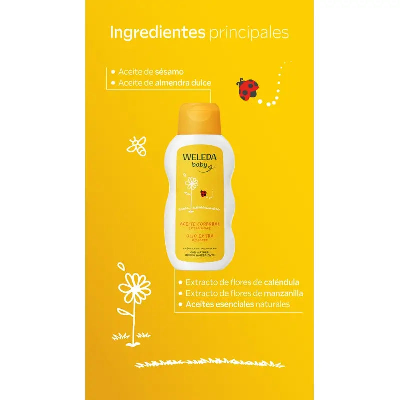 Weleda Baby Calendula Olio Idratante 200 ml