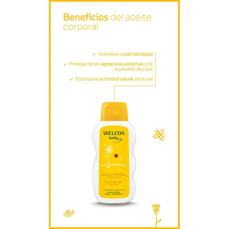 Weleda Baby Calendula Olio Idratante 200 ml