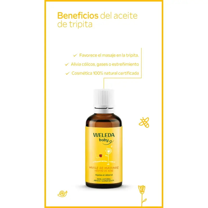 Weleda Olio Anticolica per il massaggio del pancino 50 ml