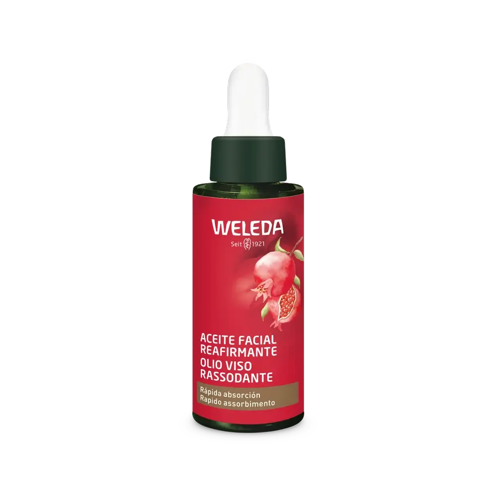 Weleda Olio viso rassodante al melograno, 30 ml