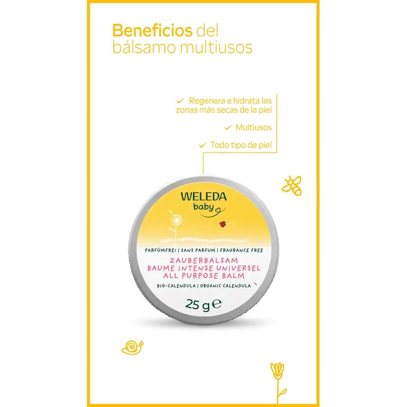 Weleda Balsamo intensivo multiuso alla calendula, 25 g
