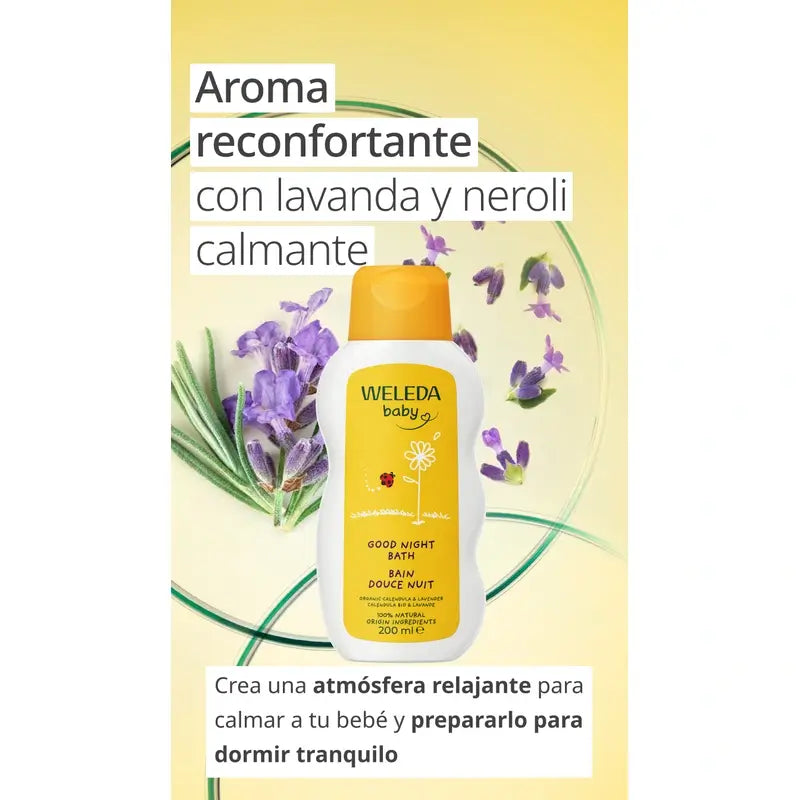 Weleda Calendula Bagno della Buona Notte, 200 ml