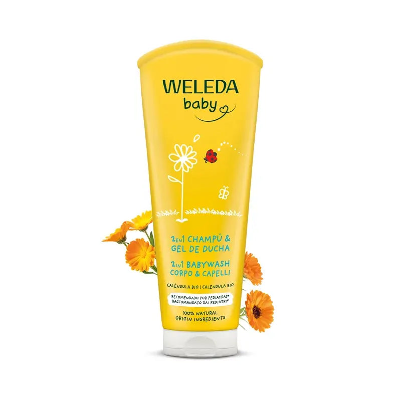 Weleda Baby Shampoo e Gel doccia alla Calendula 200 ml