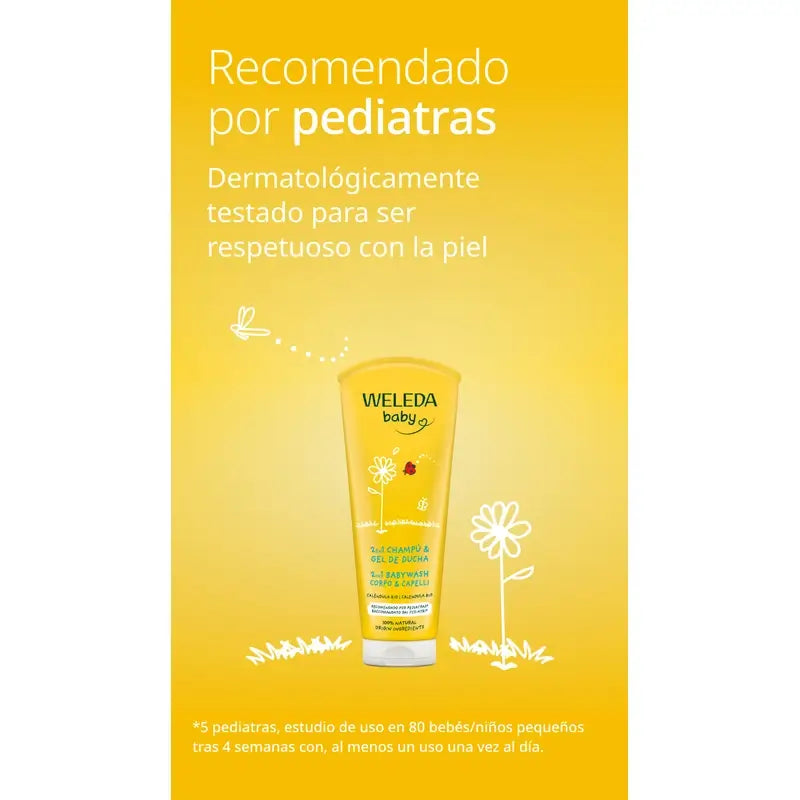 Weleda Baby Shampoo e Gel doccia alla Calendula 200 ml