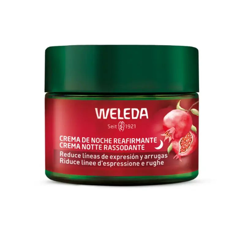 Weleda Crema notte rassodante al melograno e peptidi di maca, 40 ml