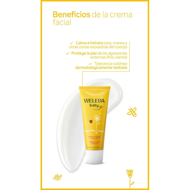 Weleda Baby Crema viso alla Calendula 50 ml