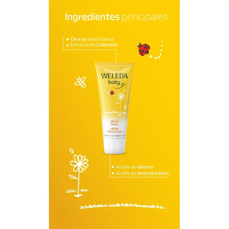 Weleda Baby Calendula Crema per pannolini 75 ml