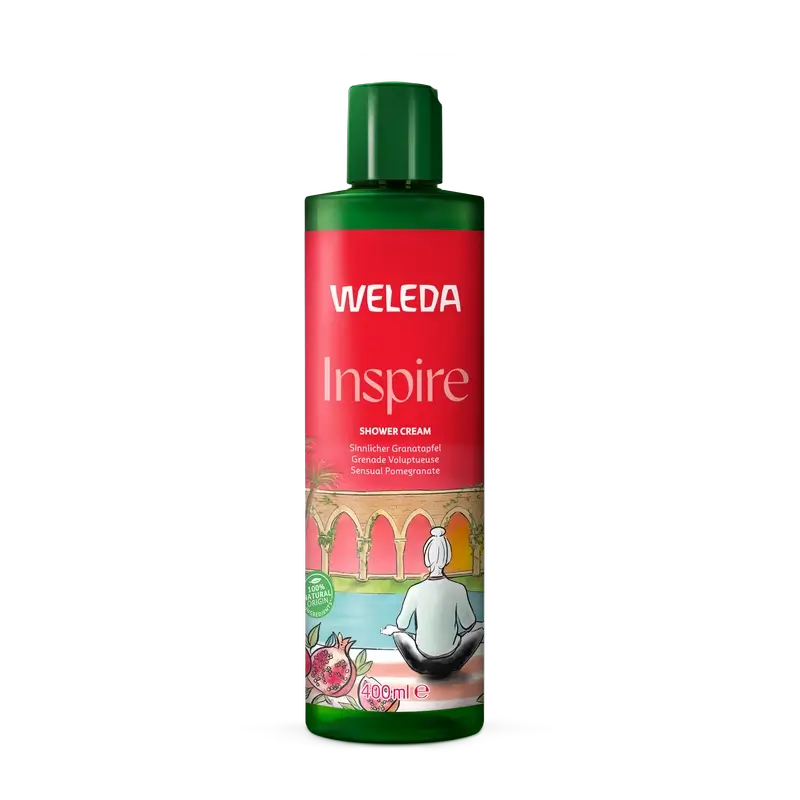 Weleda Inspire Gel doccia cremoso al melograno , 400 ml
