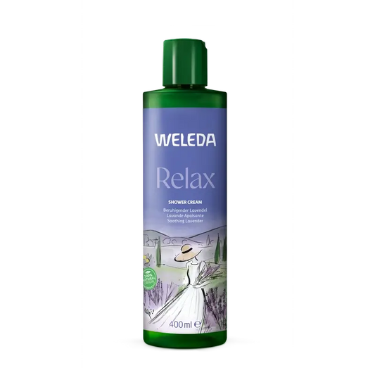 Weleda Gel doccia cremoso relax alla lavanda, 400 ml