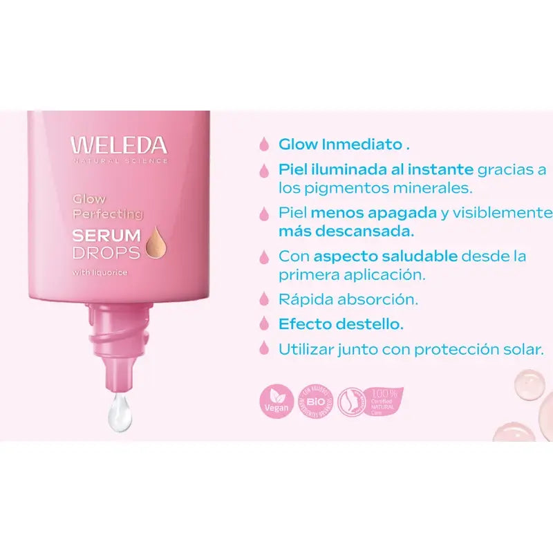 Weleda Siero Illuminante Gocce Booster Bagliore, 30 ml