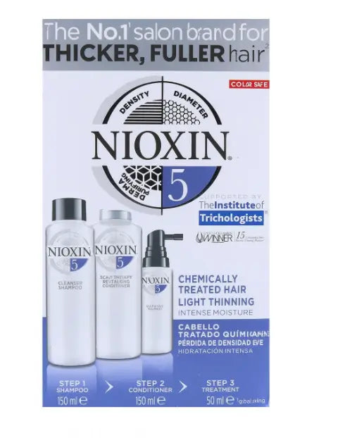 Wella Nioxin Kit di prova Sistema 5 Capelli leggermente trattati