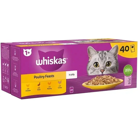Whiskas Bundle Pollame in gelatina 40X85G