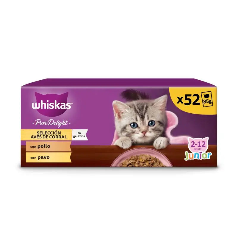 Whiskas Pure Delight Junior Pollame 13X4X85Gr