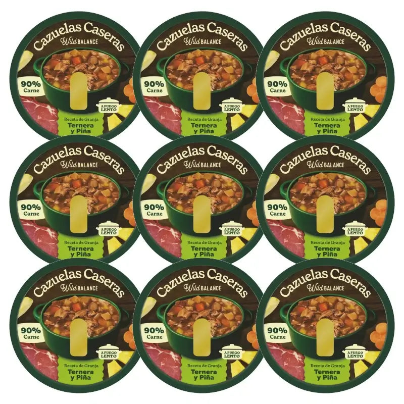 Wild Balance Stufato casalingo di manzo e ananas 9 x 280 g