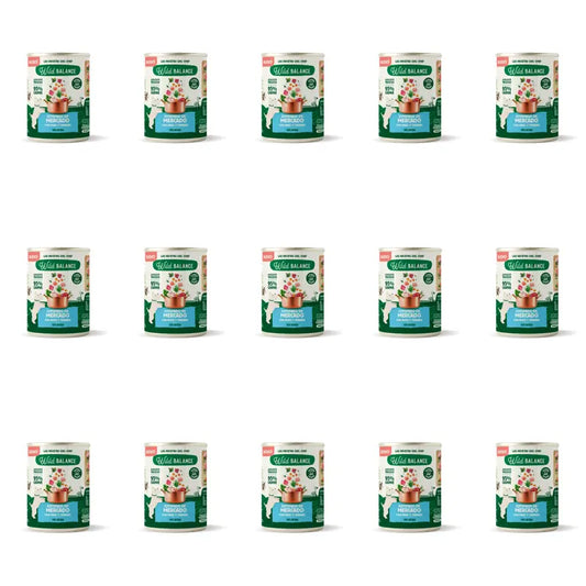 Wild Balance Stufato in scatola con tacchino e manzo per cani, 400 g, Confezione da 15