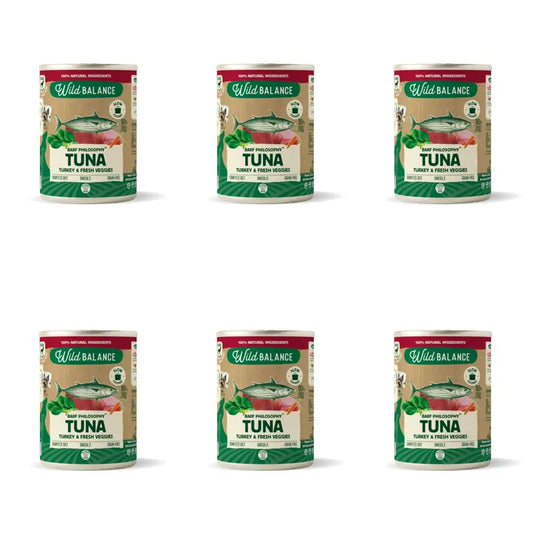 Wild Balance Philosophy Barf di tonno per cani, 400g, confezione da 6