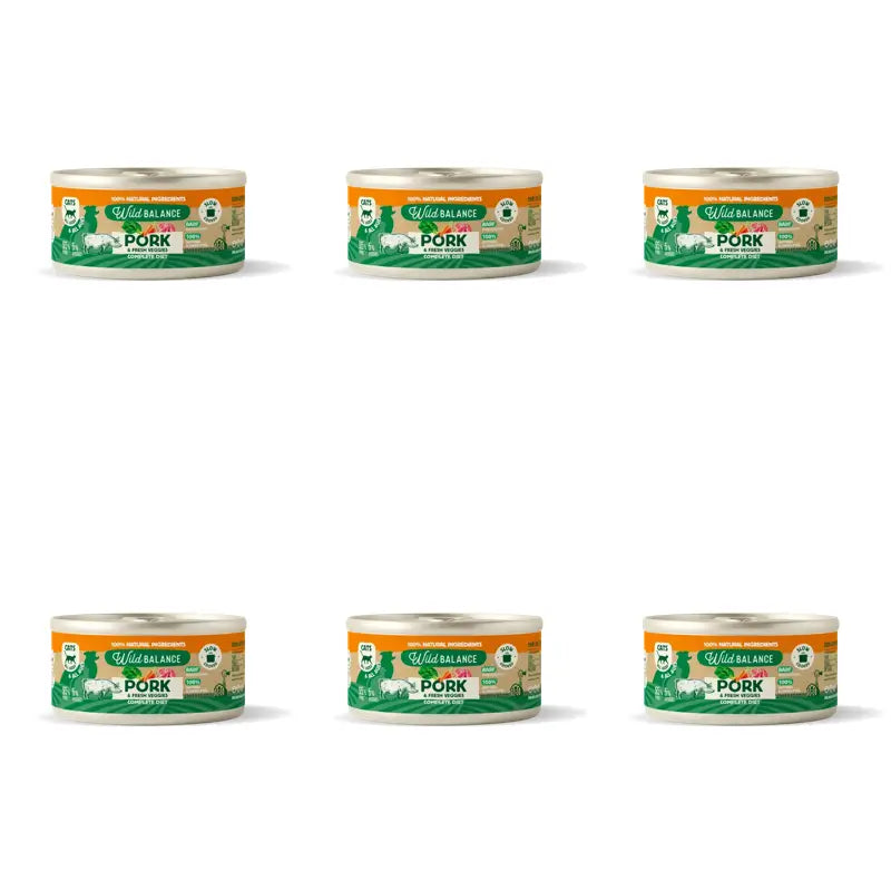 Wild Balance Philosophy Barf per gatti in lattina, 120 g, Confezione da 6