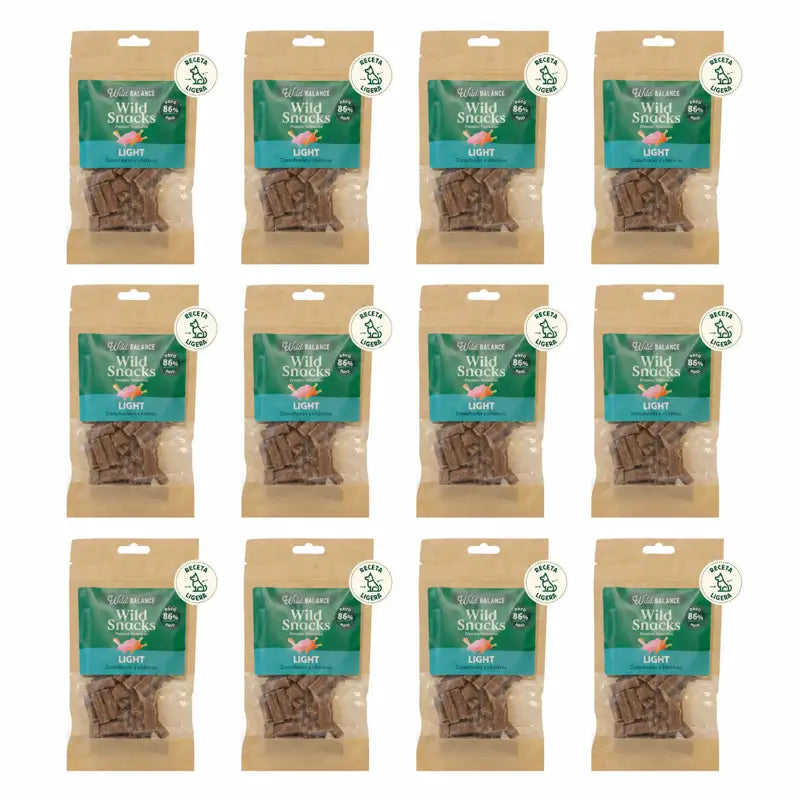 Wild Balance Wild Snack Light - Carota e pastinaca , 75 grammi, confezione da 12
