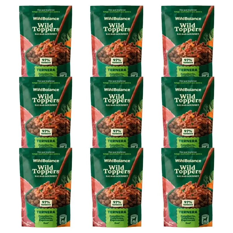 Wild Toppers Salse gourmet al manzo 9 x 85 g