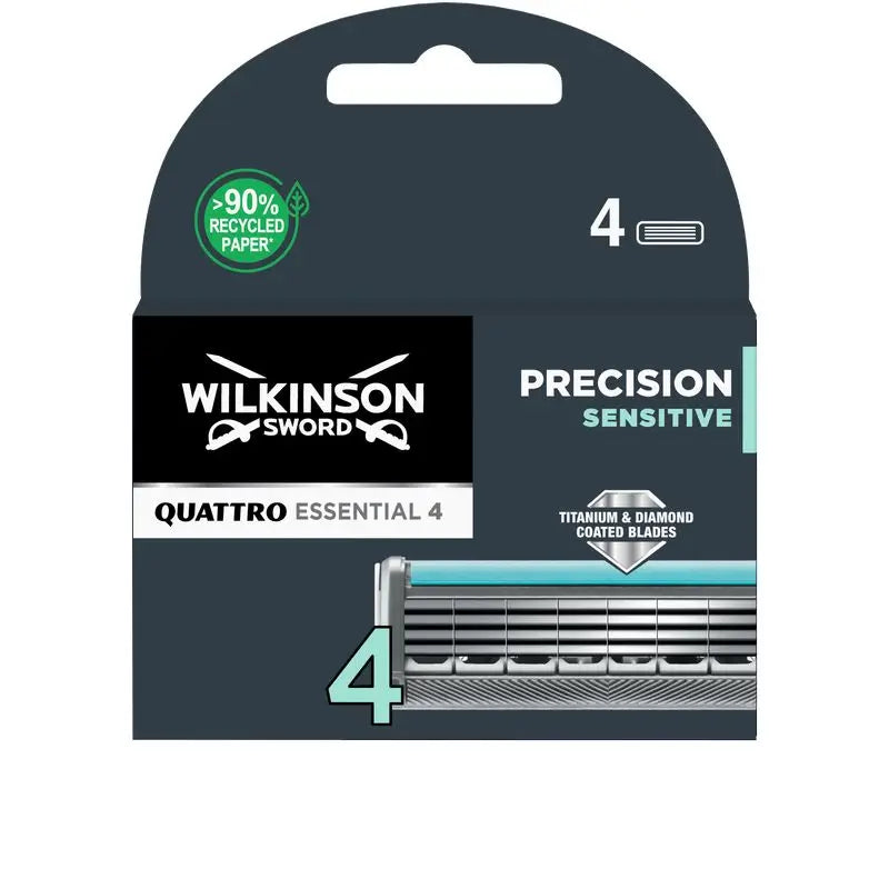 Wilkinson Sword Q. Titanium Sensitive Carg.4 pz.