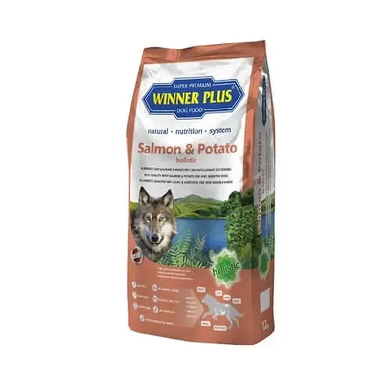 Winner Plus Winner Plus Canine Adult Holistic Salmon Potato 12Kg , cibo per cani