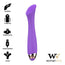 Vibratore K-Spot ricaricabile in silicone Womanvibe Mandy